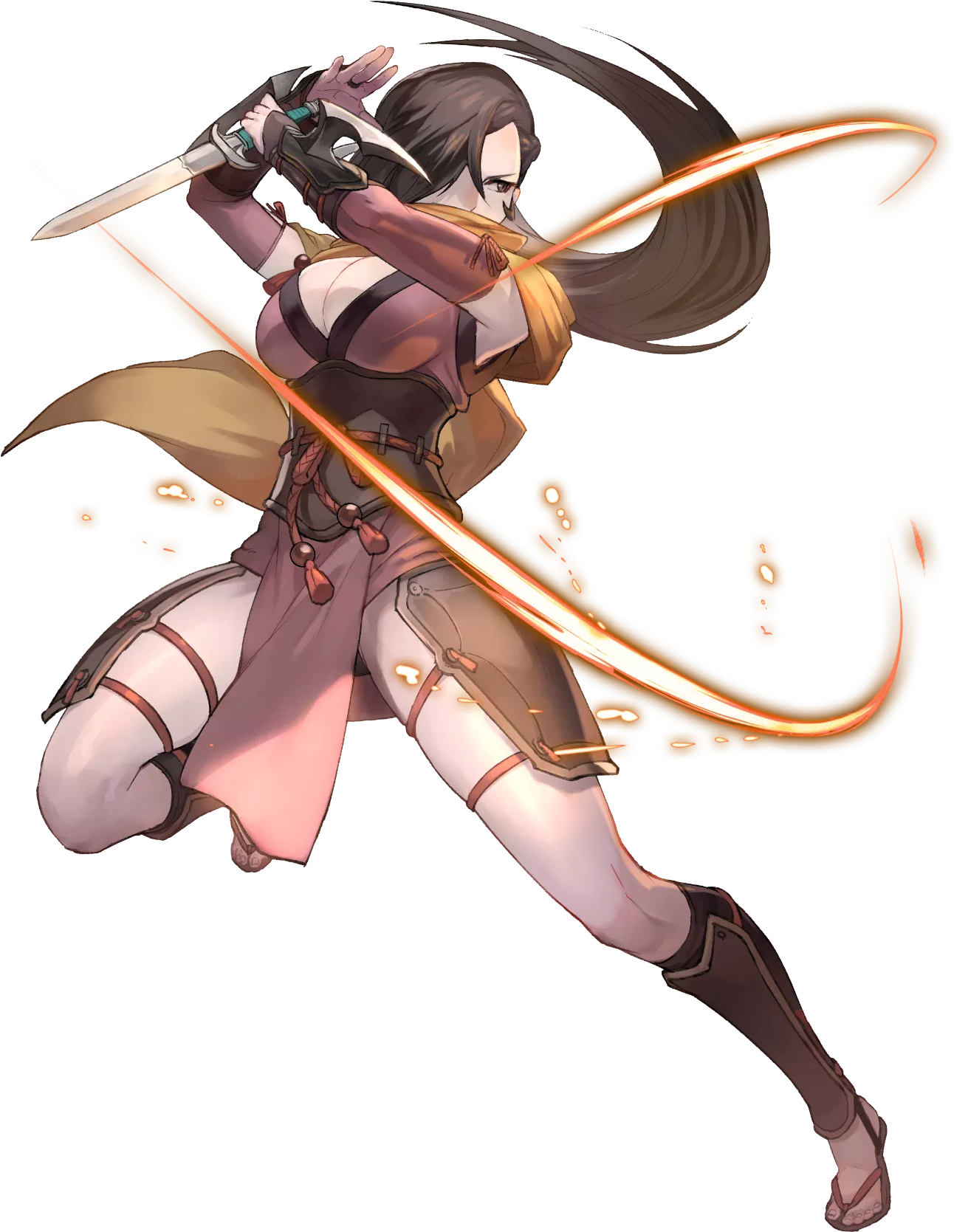 Kagero Honorable Ninja Btlface C - Kagero Fire Emblem Heroes (340x388), Png Download