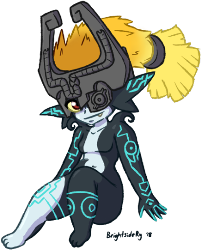 Midna Is No Exception - Cartoon (500x523), Png Download