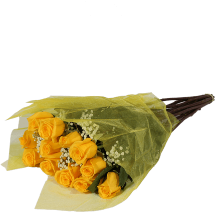 Yellow Roses - Rose (500x611), Png Download