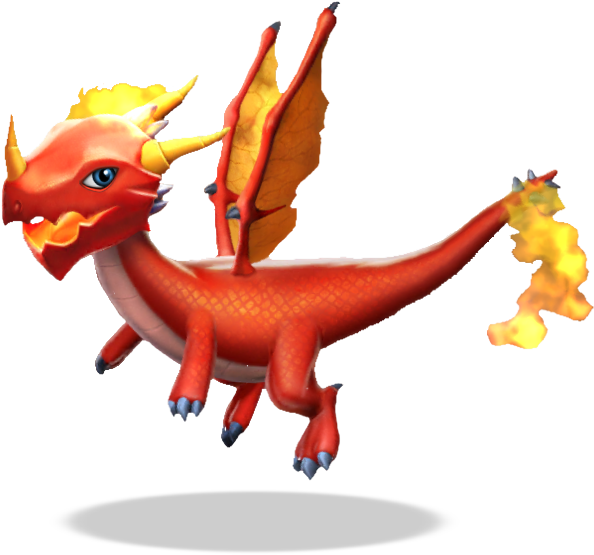 Fire Dragon - Dragon Mania Legends Fire Dragon (612x580), Png Download