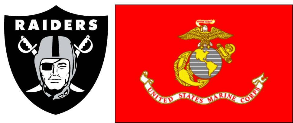 Picture - Oakland Raiders Team Logo (969x408), Png Download