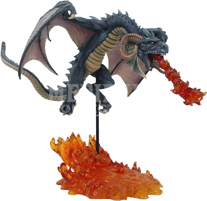 Line Of Fire Dragon Statue By Tom Wood - Fire Dragon Statue (867x867), Png Download