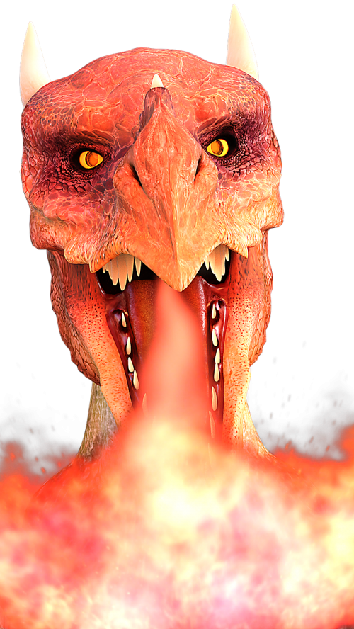 Dragons,fire,dragon Fire,mythical Creatures,fire-breathing - Dragon Fire Png Logo (500x888), Png Download
