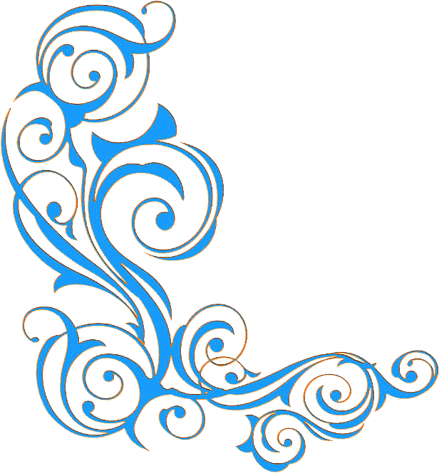 Banner Freeuse Download Blue Ornament Clip Art Transprent - Ornament Banner Border Png (700x700), Png Download