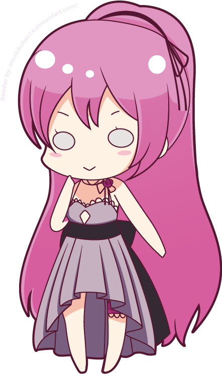 Lukana Octo Chibi By Misakikchan - Ichika Evillious Chronicle Chibi (554x858), Png Download