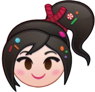 Disney Emoji Blitz Vanellope (383x381), Png Download