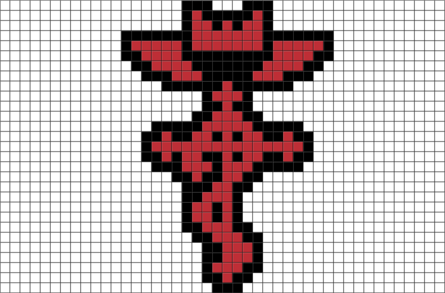 Pixel Art Fullmetal Alchemist (880x581), Png Download