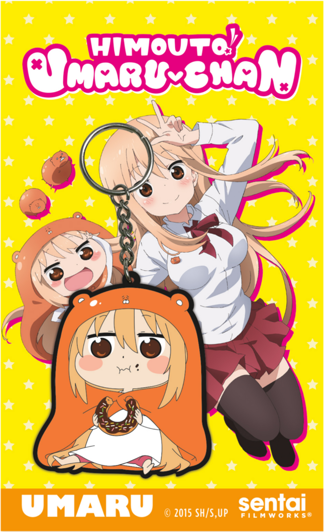 Umaru-chan Donut Pvc Keychain - Himouto! Umaru-chan Vol.1 (1012x1080), Png Download