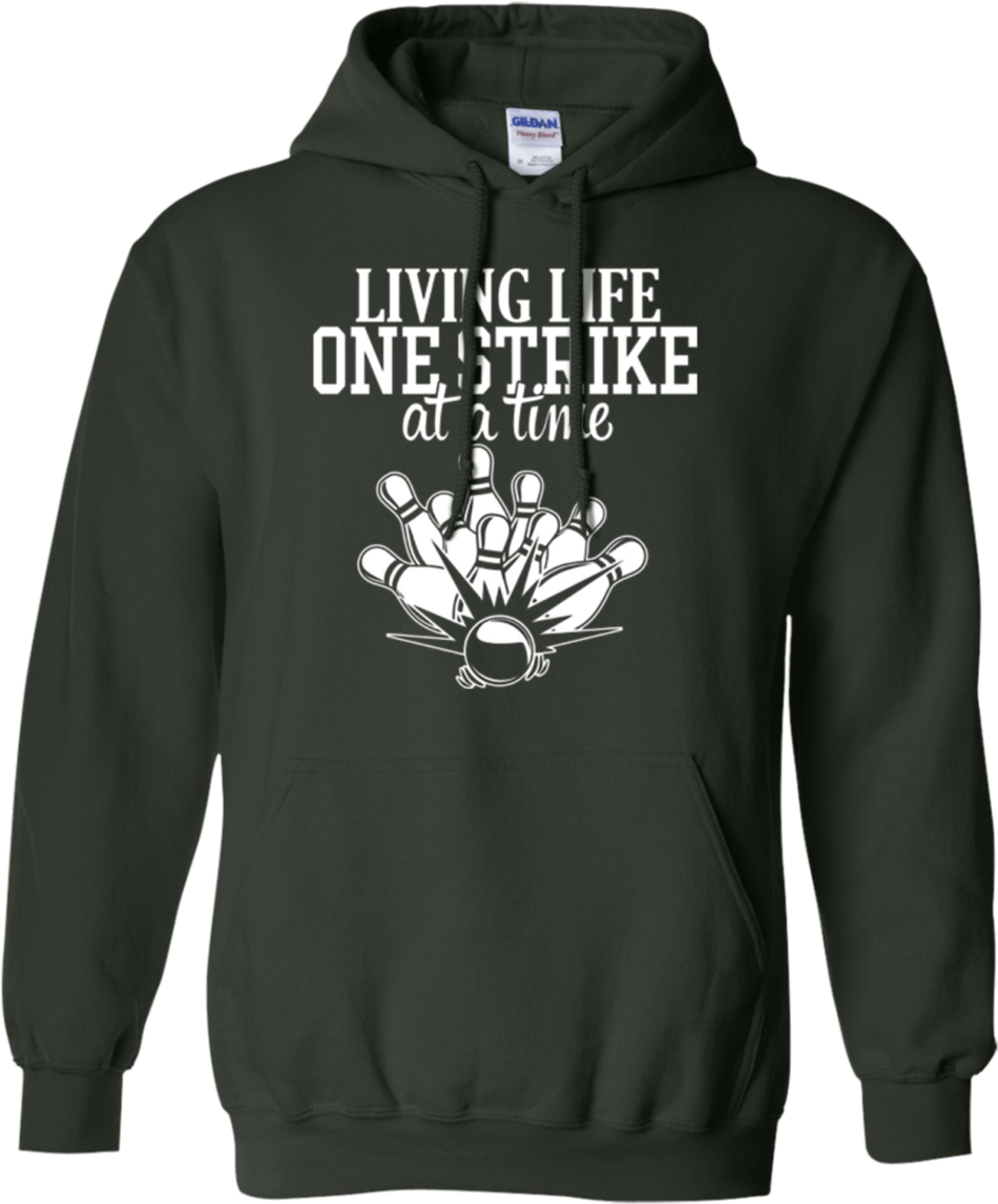 2018 Living Life One Strike At A Time Funny Bowling - Ghost Rider Marvel T Hoodie (1155x1155), Png Download