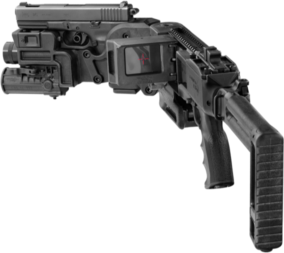 [ Img] - Corner Shot Gun (600x574), Png Download