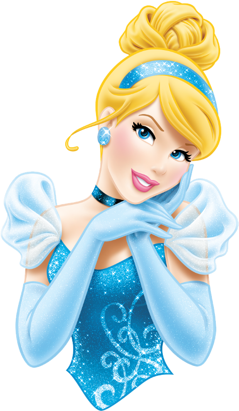 Artworks/png Artwork/png En Hd De Cinderella - Princesa Cinderela (495x840), Png Download