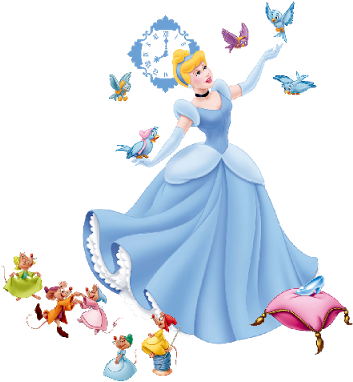 Clipart Free Download Clip Art Online Cinderela Pinterest - Cinderella And Mice (400x400), Png Download
