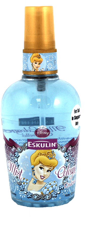 Eskulin Disney Princess Cinderella Mist Cologne - Eskulin Cologne (1000x1000), Png Download