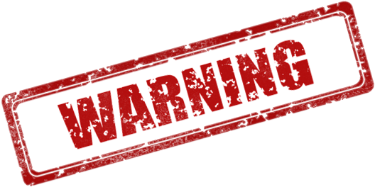 Warning Stamp Png Clip Art Black And White Library - Png Transparent Warning Stamp (563x287), Png Download