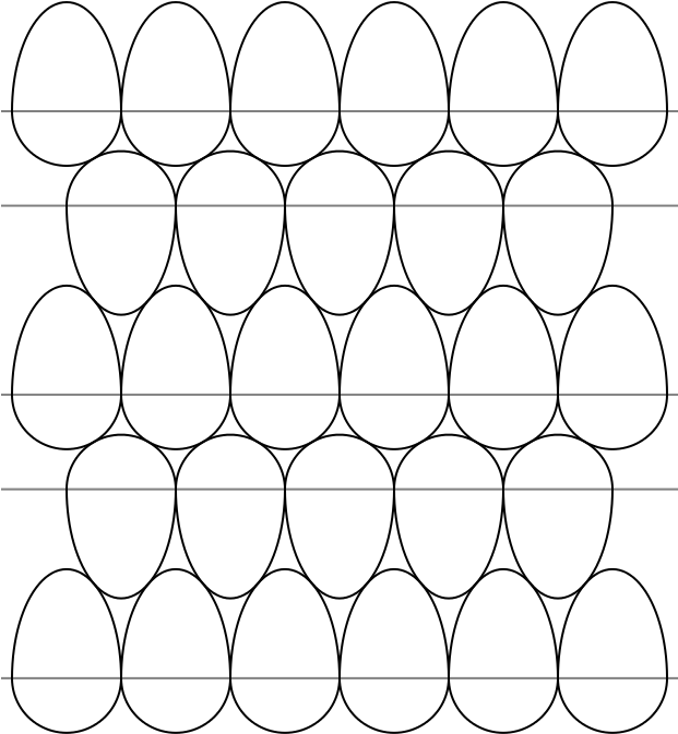 Stacks Of Eggs - Egg (620x690), Png Download