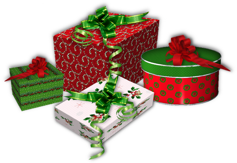 Christmas Presents - هدايا بابا نويل للفوتوشوب (800x578), Png Download