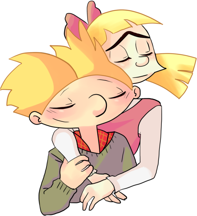 Arnold And Helga, Hey Arnold, Cartoon Cartoon, Disney - Hey Arnold! (774x1032), Png Download