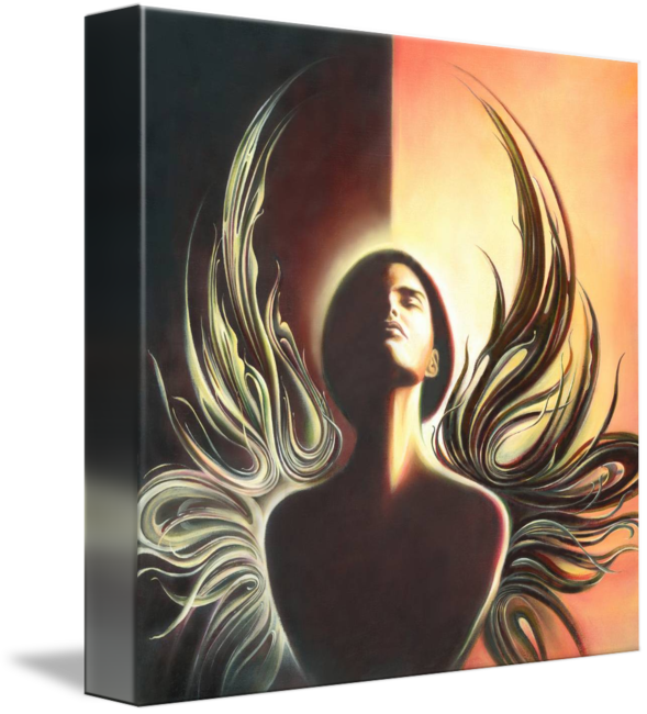 The Angel Of Borderland By Anna Ewa Miarczy - Astrological Sign (589x650), Png Download