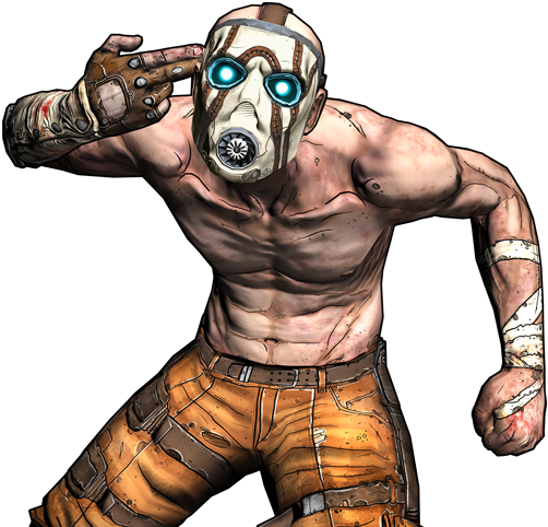 Bl1 Bandit - Borderlands Game Of The Year Edition (534x500), Png Download