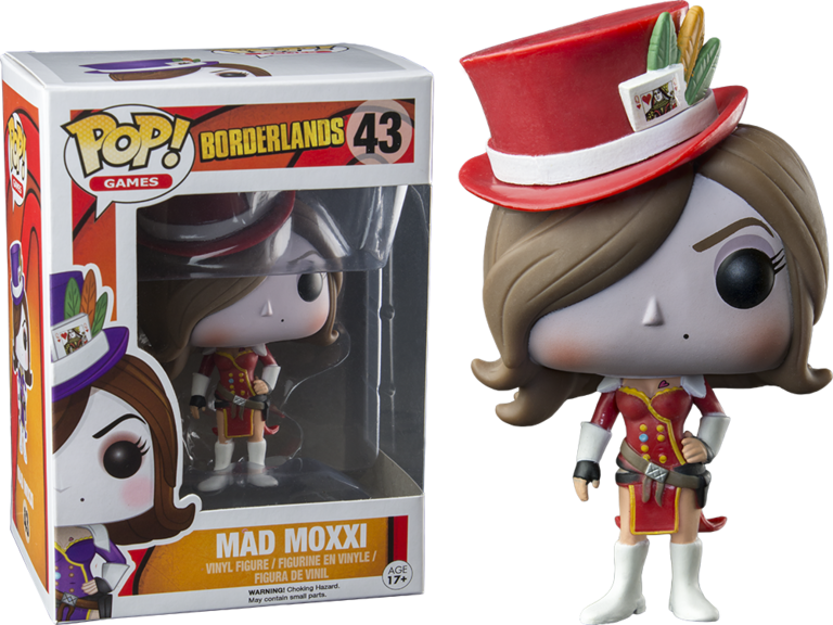 Red Mad Moxxi Pop Vinyl Figure - Borderlands Mad Moxxi Pop! Vinyl Figure (768x576), Png Download