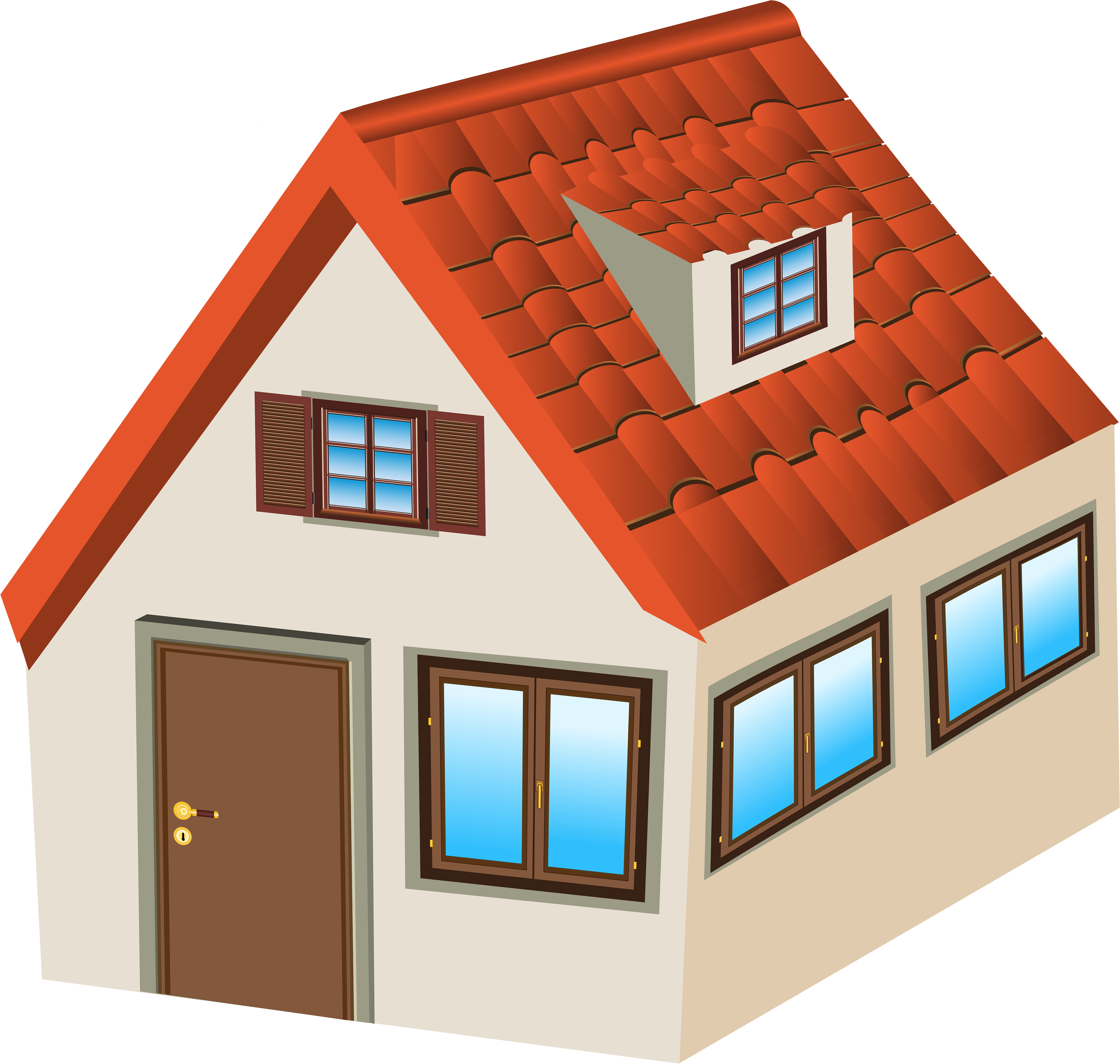 House Png Clip Art (6299x6000), Png Download