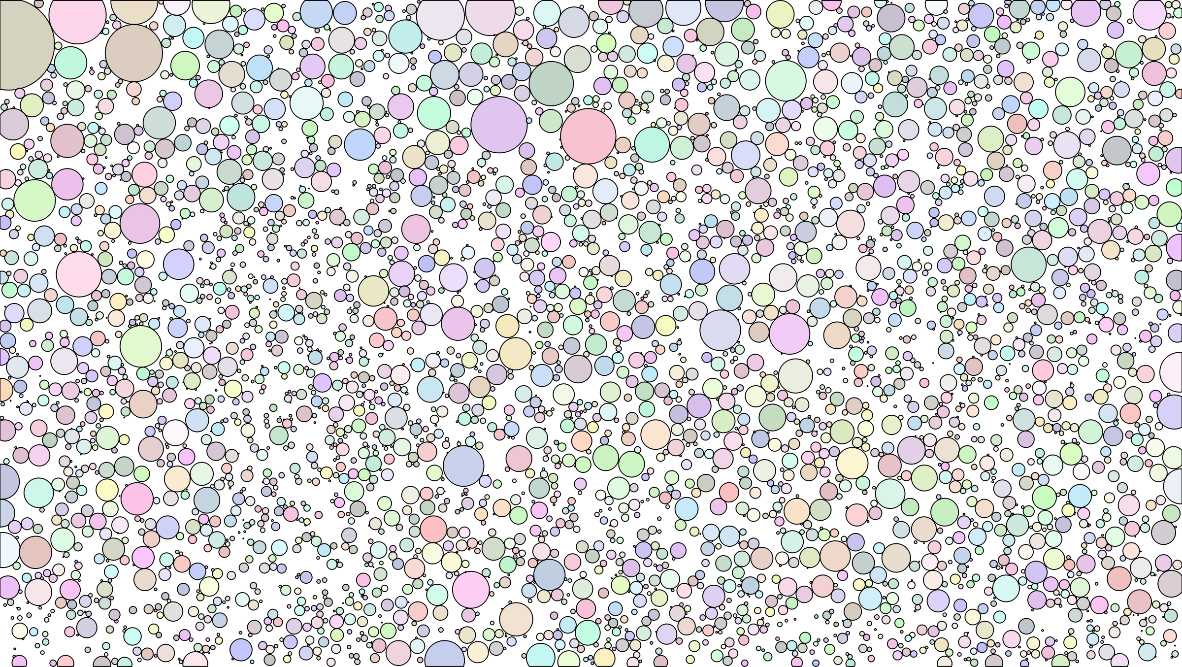 This Free Icons Png Design Of Pastel Circles Background (2400x1354), Png Download