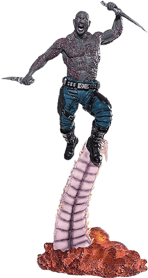 Guardians Of The Galaxy - Guardians Of The Galaxy 2: Drax Battle Diorama Series (600x600), Png Download