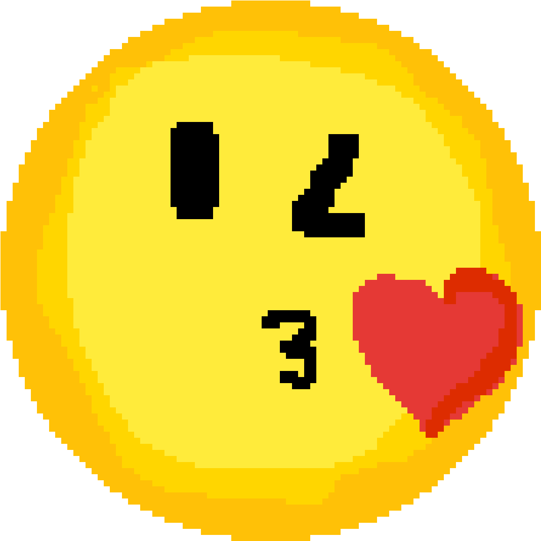 Emoji - Rolling Ball Pixel Art (1200x1200), Png Download