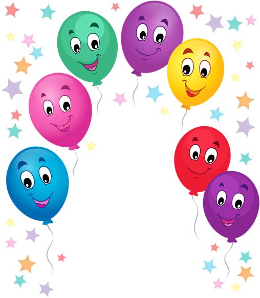 Balloons Decoration Png Clipart Picture Fot Keretek - Buon Compleanno Nicolò (532x600), Png Download