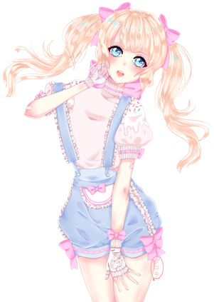 Pastel Anime Girl Anime Art, Manga, Kawaii Anime, Pastels, - Pastel Anime Girl Png (300x432), Png Download