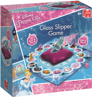 Cinderella's Glass Slipper Game - Disney 19516 Princess Glass Slipper Game (630x335), Png Download