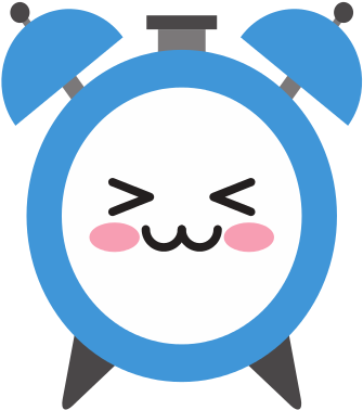 Jpg Black And White Library Clock Character Icons By - Alarm Clock (550x550), Png Download