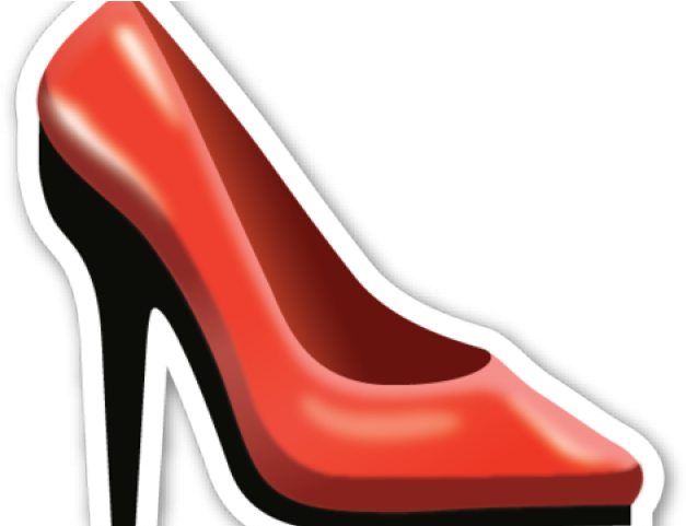 Heels Clipart Emoji - Shoe Emoji Sticker Png (640x480), Png Download