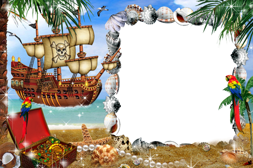 Download HD Pirate Border Png - Pirate Frame Png Transparent PNG Image