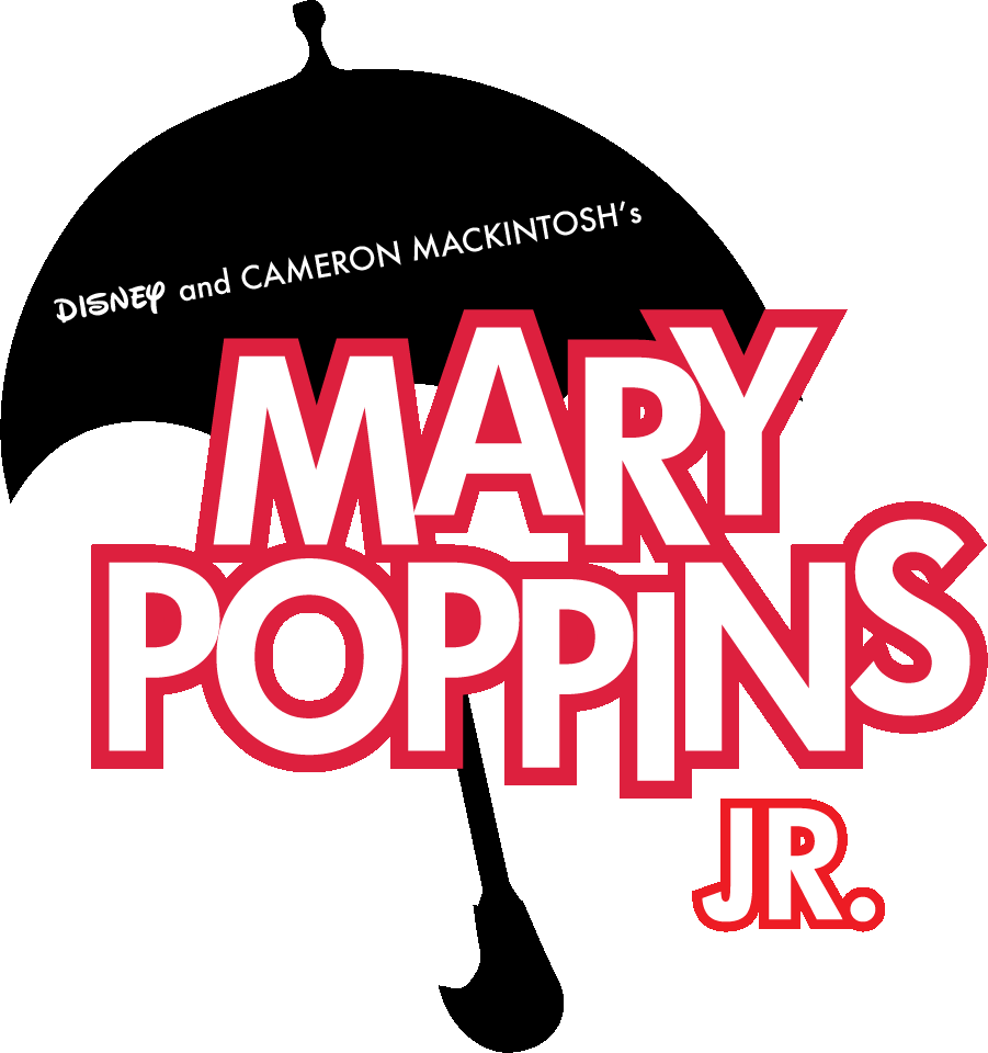 Mary Poppins - Mary Poppins Jr Logo (901x960), Png Download