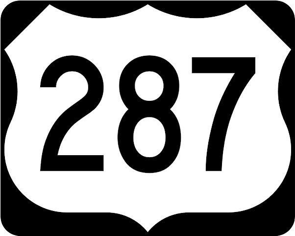 Us 287 Symbol (601x601), Png Download
