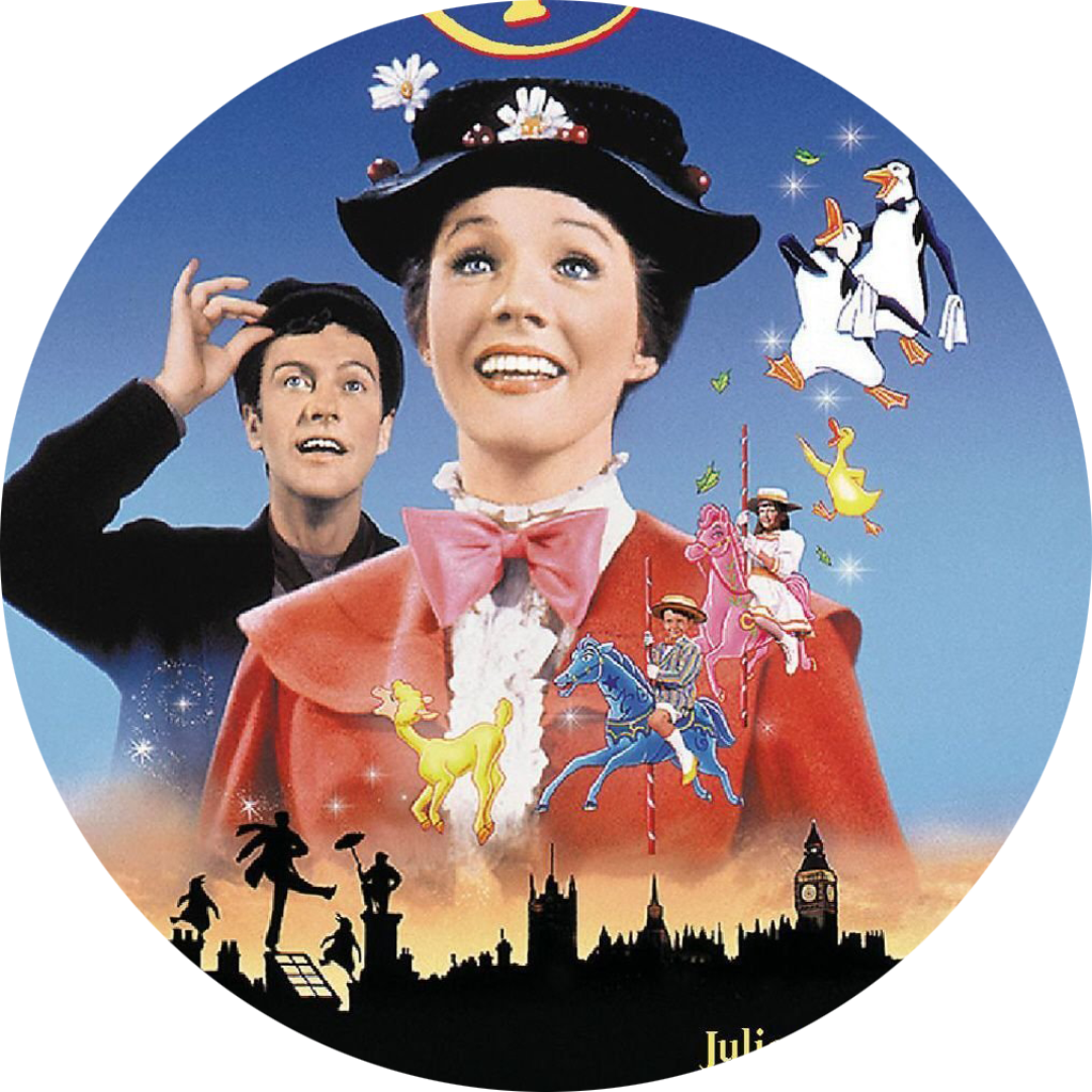 Mary Poppins (1080x1080), Png Download