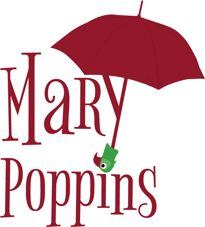 Mary Poppins (664x767), Png Download