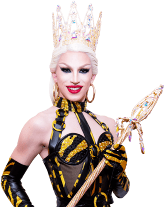 Rupaul's Drag Race Season 10 Winner Aquaria On Victory, - Aquaria Winner Season 10 (330x412), Png Download