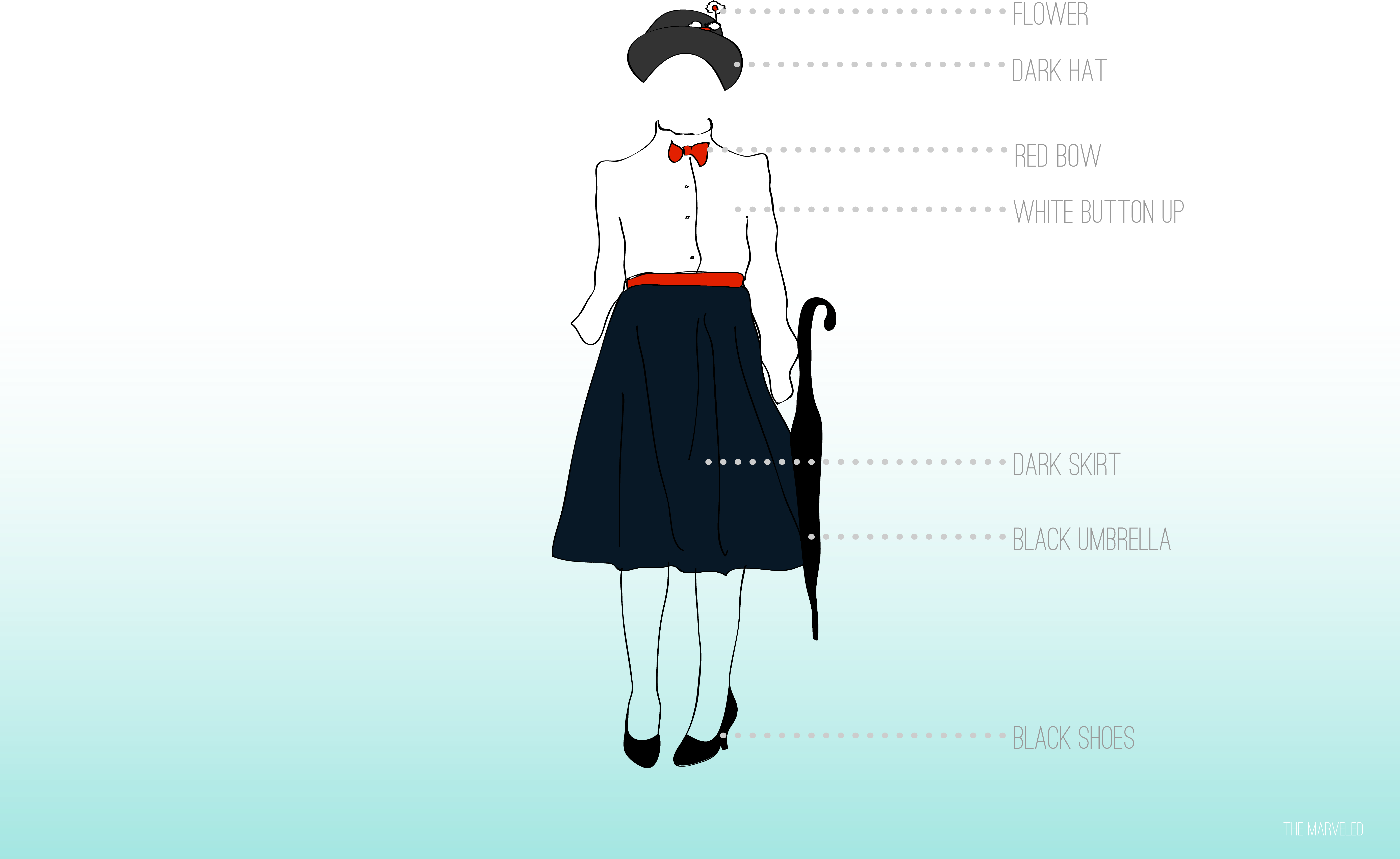 Mary-poppins - Mary Poppins (6944x4715), Png Download