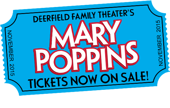 Deerfield Family Theater's Production Of The Musical - Mary Poppins Musical (579x369), Png Download
