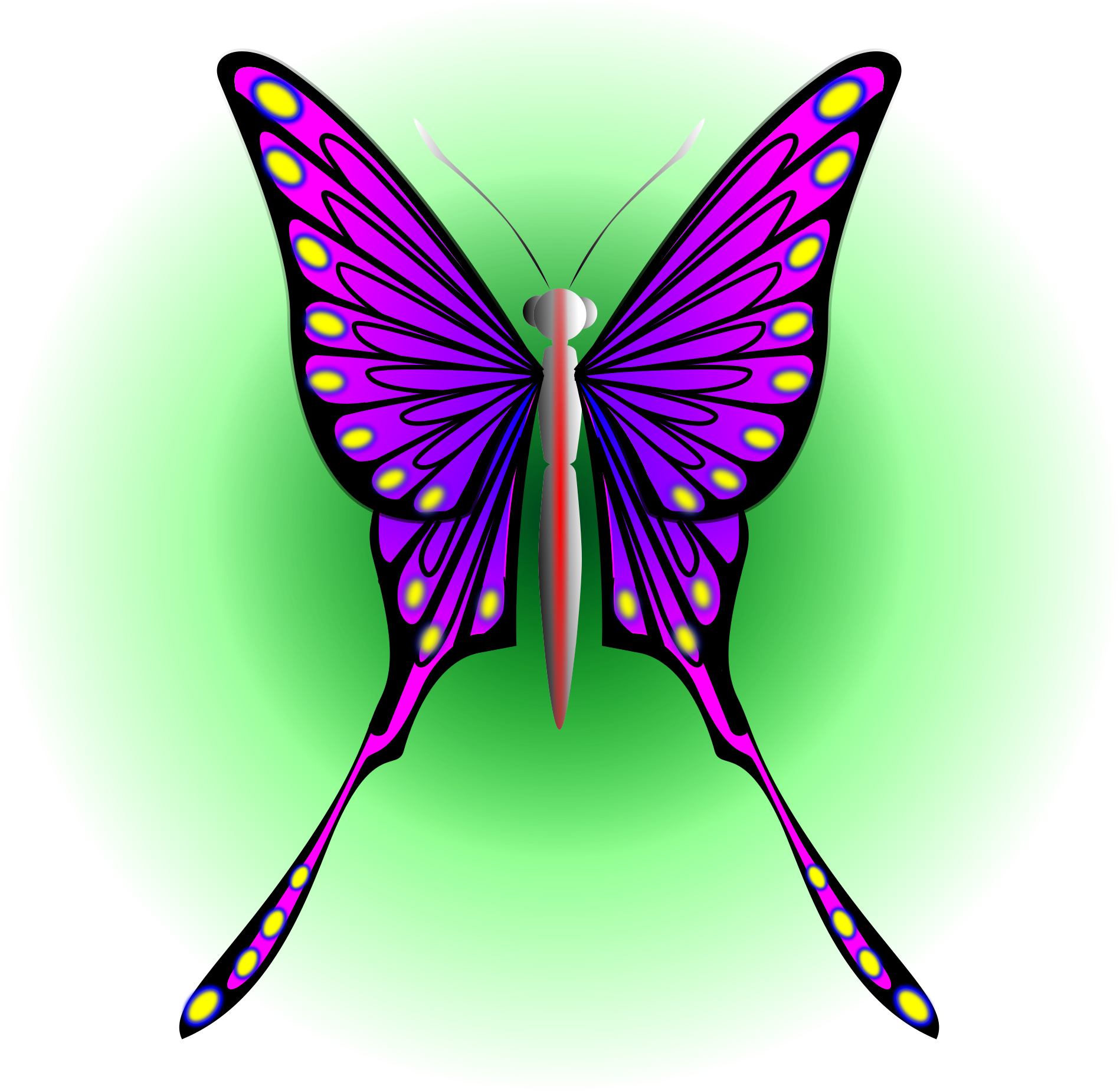 Big Image - Brush-footed Butterflies (2400x1855), Png Download