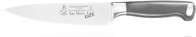 San Moritz Elite 6 Inch Chefs Knife - Messermeister - San Moritz Elite 6" Chef's Knife - (707x200), Png Download