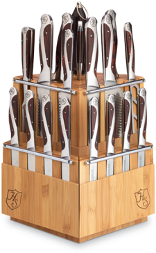 21 Piece Classic Collection 21 Piece Classic Collection - Hammer Stahl Knife Block (300x400), Png Download