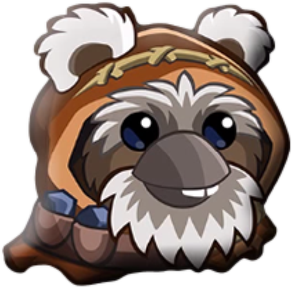 Ewok Drawing Angry - Angry Birds Star Wars Ewok (480x456), Png Download
