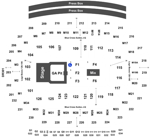 Little Caesars Arena Panic At The Disco (525x525), Png Download
