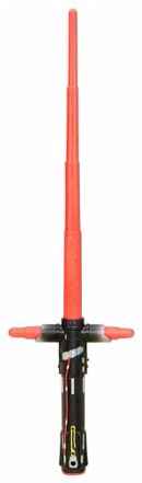 The Force Awakens Kylo Ren Extendable Lightsaber Now - Star Wars E7 Kylo Ren Pretend Play Fighting Lightsaber (475x440), Png Download