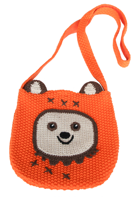 Hun Sw Ewokbag Front 03 - Crochet (750x750), Png Download