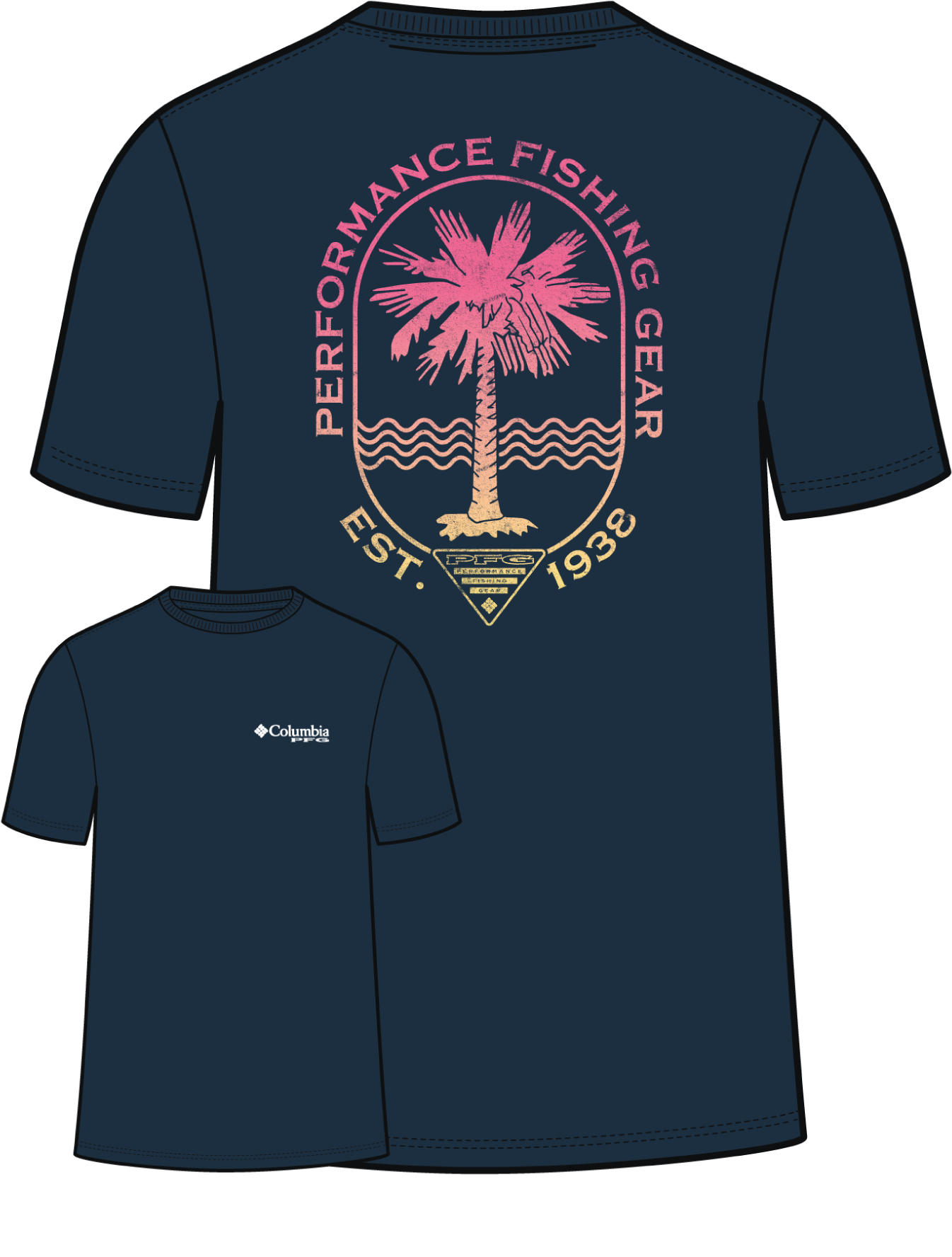 Cpfg 0619 Arroyo Columbia Navy 01 V=1538148324 - Sc Big Red Sticker (1875x2500), Png Download