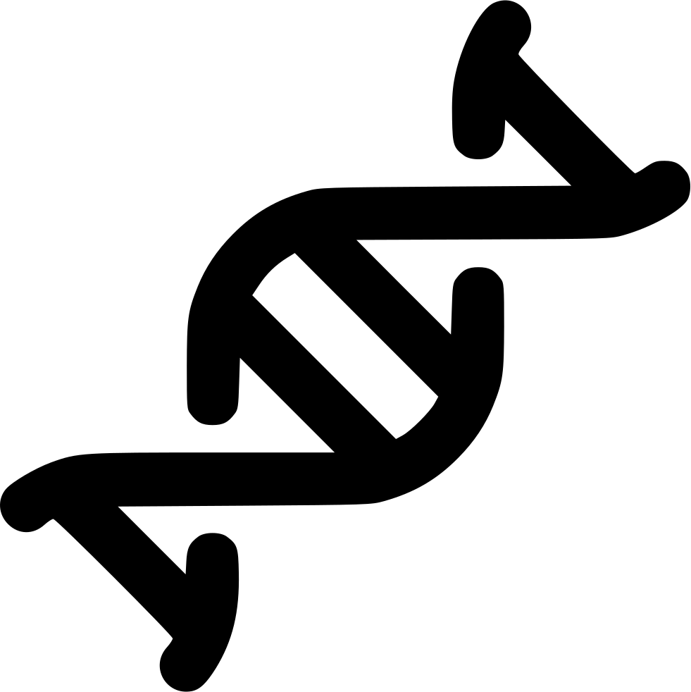 Dna Double Helix - Double Helix Icon (981x982), Png Download
